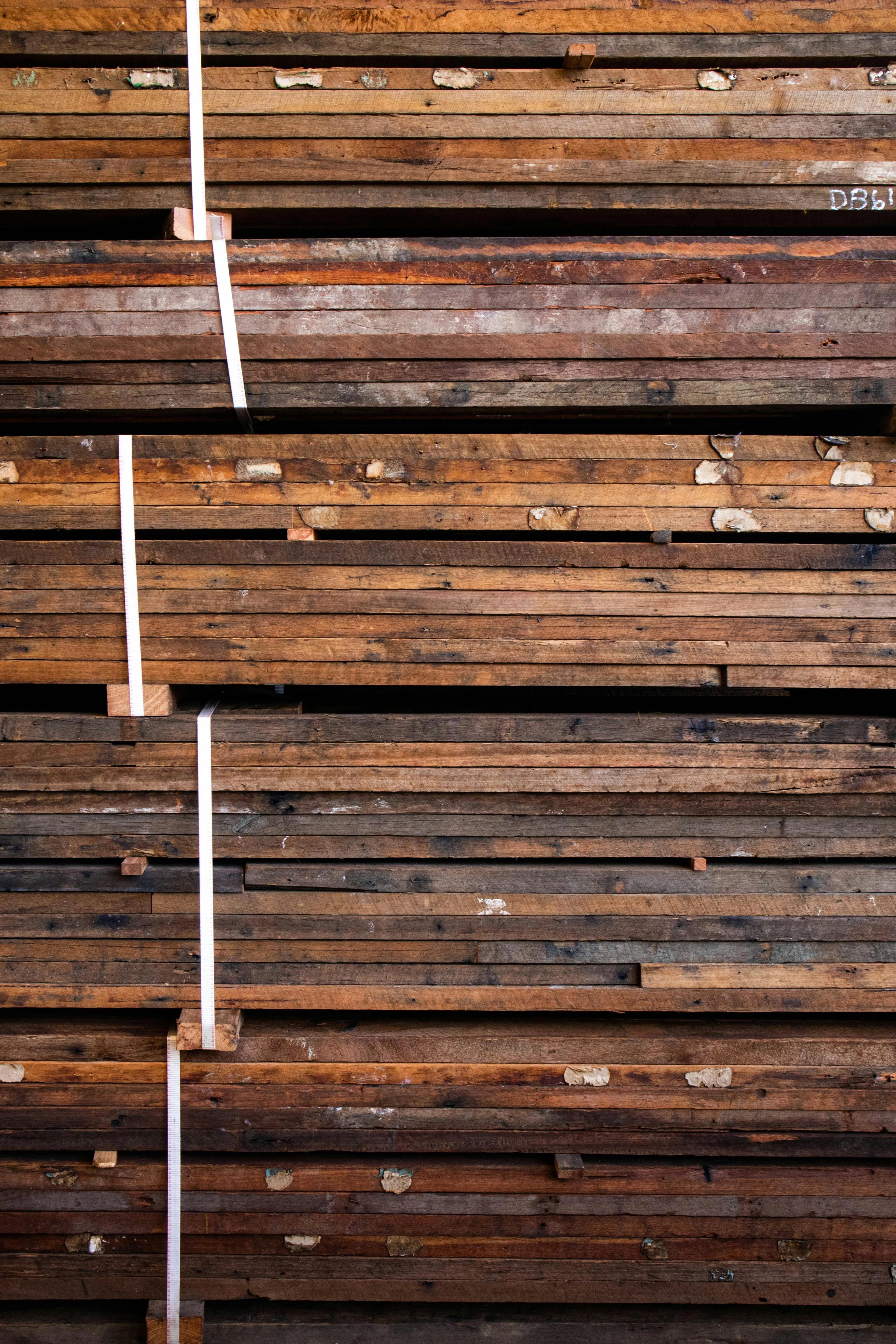 Image of stacked lumber.